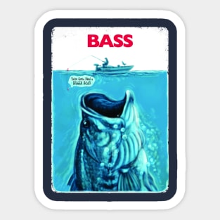 Bigger Bass Boat Sticker